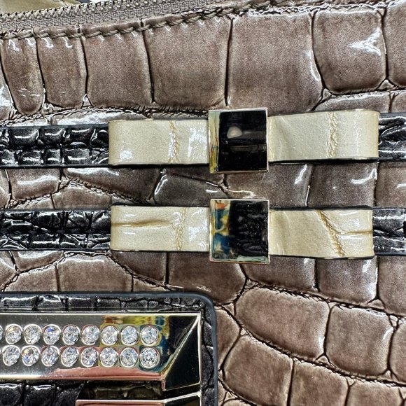 Guess Rhinestones and Bows Handbag NWOT - Picture 3 of 12